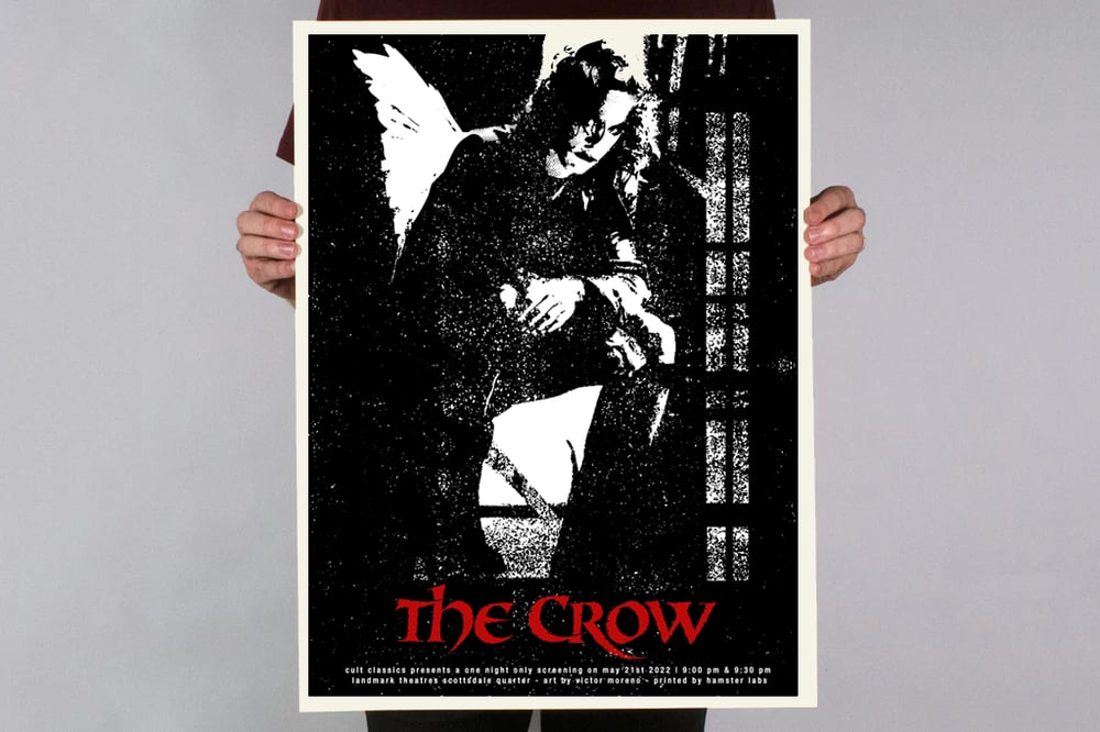 Image of THE CROW - 18 X 24 - Limited Edition Screenprint Movie Poster