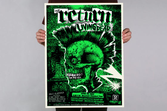 Image of THE RETURN OF THE LIVING DEAD - 18 X 24 - Limited Edition Screenprint Movie Poster