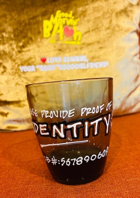 Image of Exclusive Tour Edition "Identity Tour" Glass Cups 