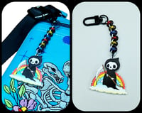 Image 1 of Rainbow Reaper Purse Charm 