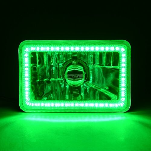 Image of #Octane 4X6 SMD GREEN HALO SUPER BRIGHT SET (4) SELECT FROM DROP DOWN BOX