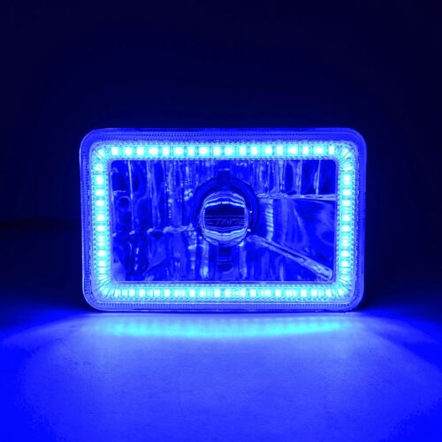 Image of #Octane 4X6 SMD BLUE HALO SUPER BRIGHT SET (4) SELECT FROM DROP DOWN BOX