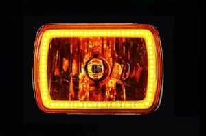 Image of #Octane 7X6 AMBER SMD HALO (PAIR)