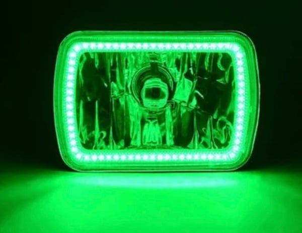 Image of #Octane 7X6 GREEN SMD HALO (PAIR)