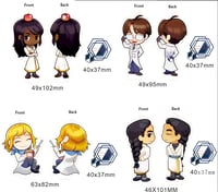 Image 4 of Acrylic Set (FULL) - To the Moon+Finding Paradise+Imposter Factory + SigCorp. Team