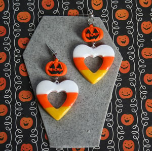 Image of Candy corn hearts 