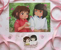 Image 1 of CHIHIRO AND HAKU BOOKMARK + PRINT