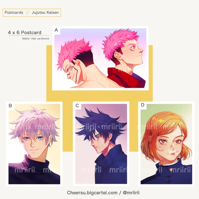 JJK | PORTRAIT  POSTCARD