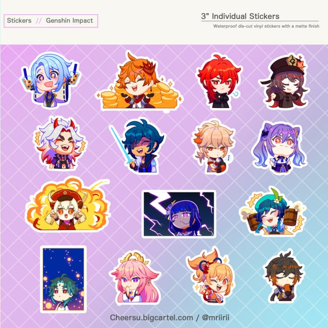 GENSHIN  | STICKERS