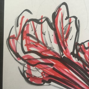 Image of Original artwork: Beetroot #12. Marker pens and pencil. Free dedication.