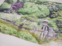 Image 5 of "Kiyosumi Garden" original painting