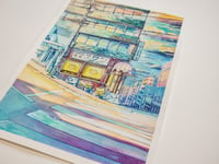 Image 2 of "Corner Cafe" original painting