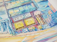 Image 5 of "Corner Cafe" original painting