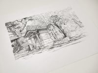 Image 2 of "Small Temple" original drawing