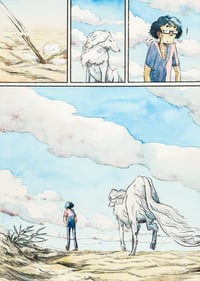 Image 1 of "Yuragi" comic original page 57