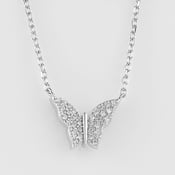 Image of Graceful Butterfly Necklace