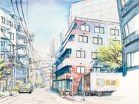 Image 1 of Anime background "Tokyo Street 01"