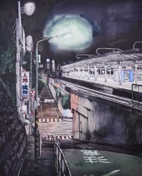 Image 1 of "Tokyo at Night" book piece "Floating Lights"
