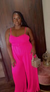 Love me pink jumpsuit 