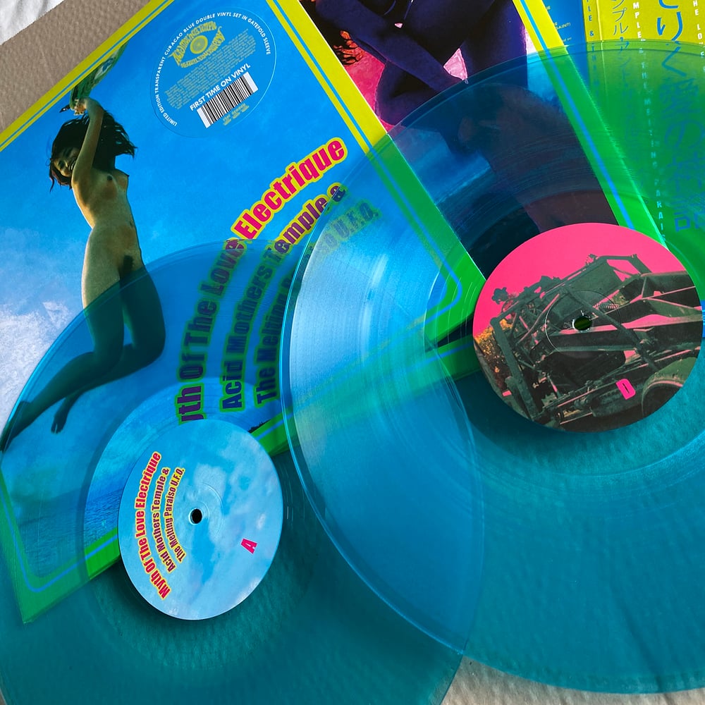 ACID MOTHERS TEMPLE 'Myth Of The Love Electrique' Curacao Blue 2xLP (NO OBI)