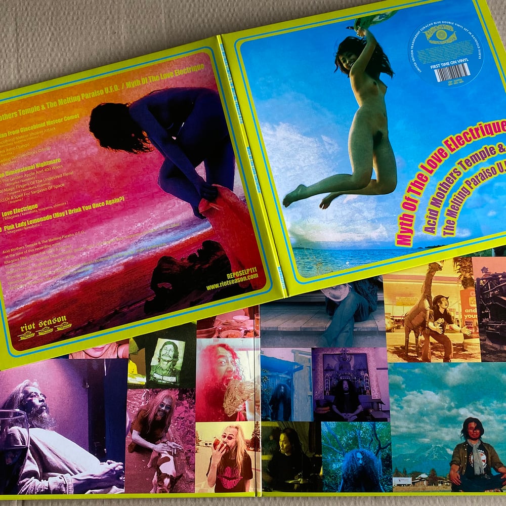 ACID MOTHERS TEMPLE 'Myth Of The Love Electrique' Curacao Blue 2xLP (NO OBI)