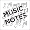 Musical Notes Decal