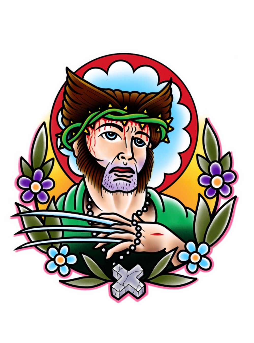 Image of Logan Christ by PON (Sticker)