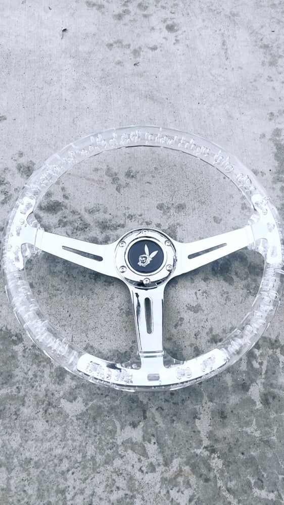 Image of Clear Steering wheel