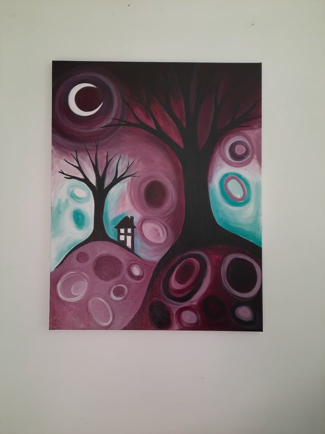 *Midnight Song* Original Canvas Painting