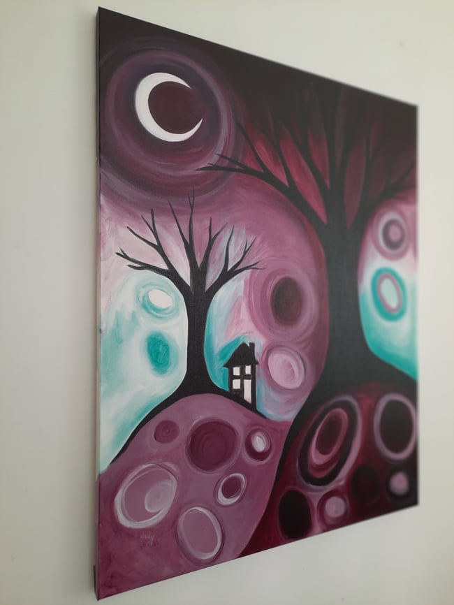 *Midnight Song* Original Canvas Painting