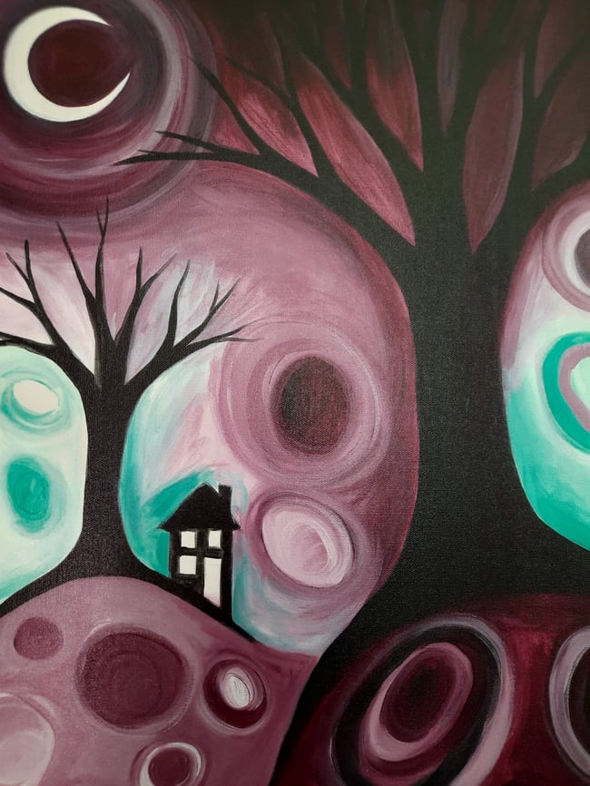 *Midnight Song* Original Canvas Painting