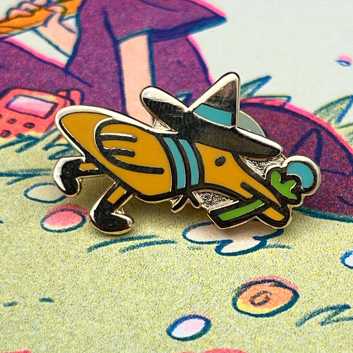 Witchy Duck Pin
