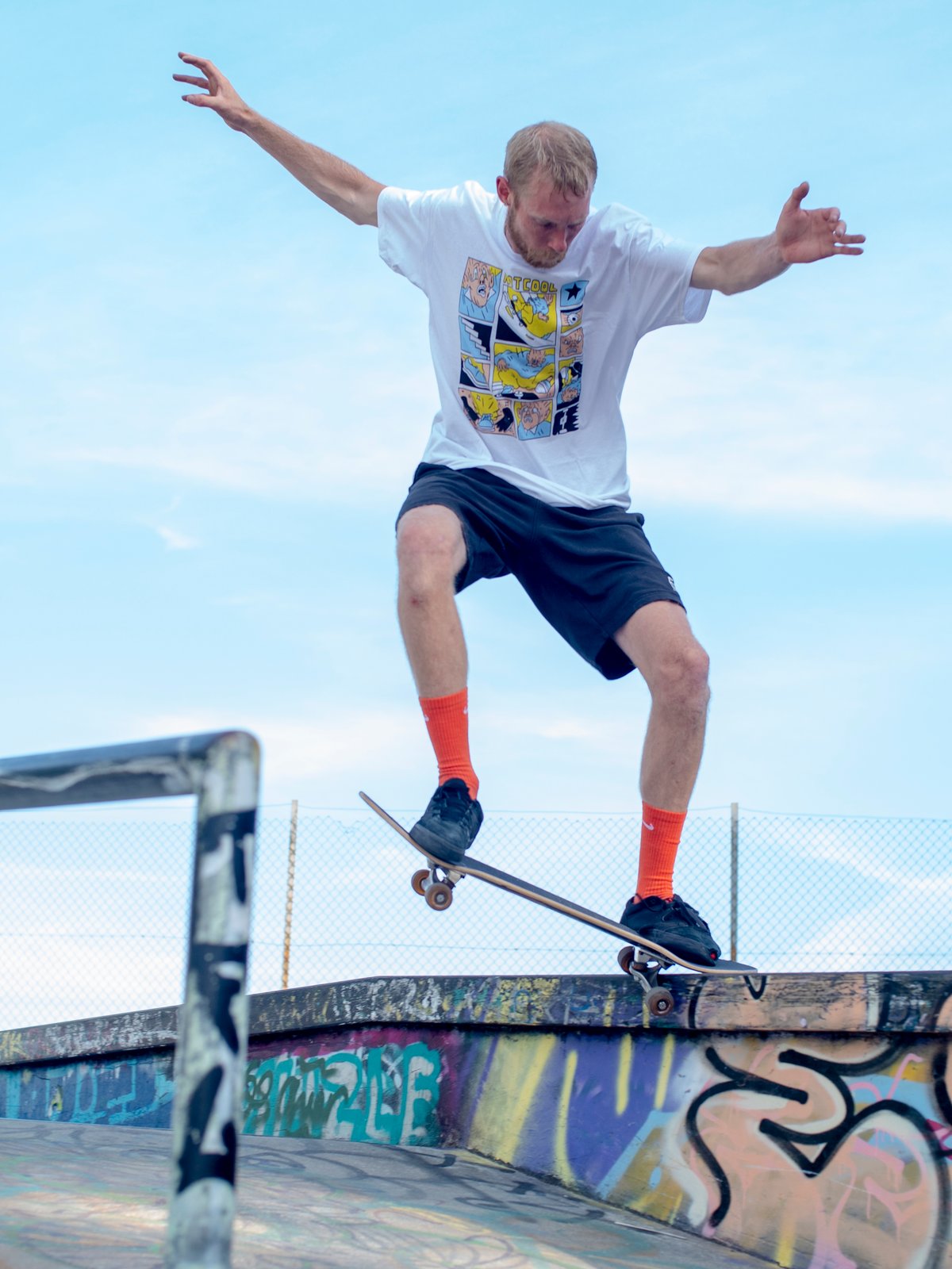 Image of Skate Crash Comic Tee