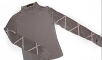 Image 1 of second skin mockneck-clay