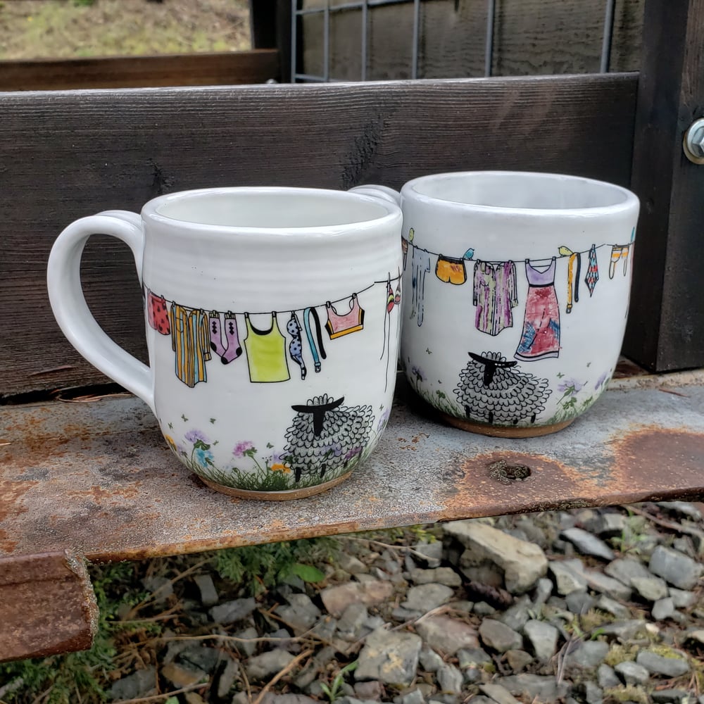 Image of Laundry Sheep Mug Pre-order August, 2022, Specify selected option
