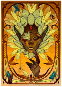 Image 3 of Fae of the Woods A4 print 