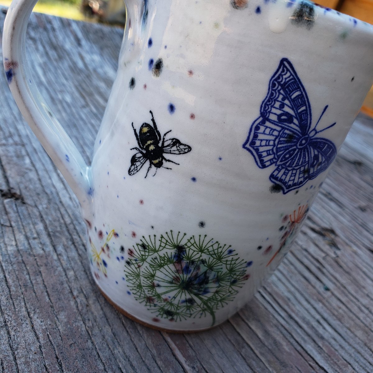 Image of Butterflies, Bees, and Wishpuffs Tall Mug Pre-order August, 2022