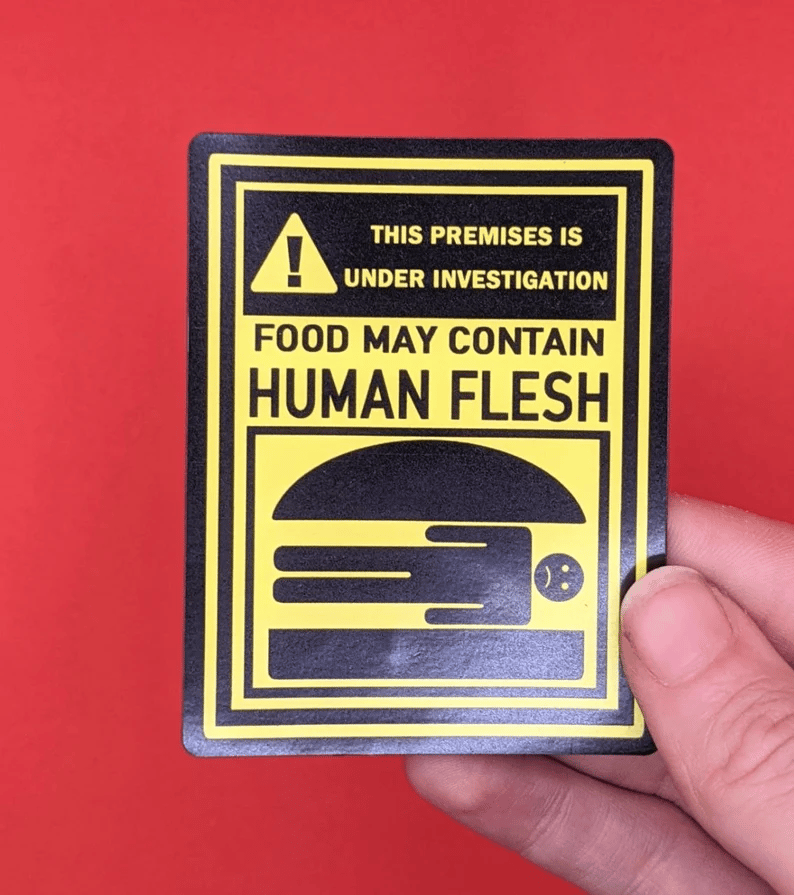 Bob's Burgers Human Flesh Magnet