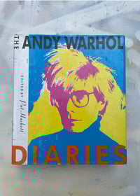 Image 1 of THE ANDY WARHOL DIARIES 1st Edition 1989 Edited by PAT HACKETT