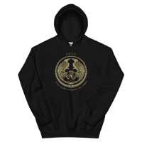Image 2 of ABSU - THE GOLD TORQUES OF ULAID (GOLD PRINT) 1 HOODIE