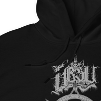 Image 3 of ABSU - NEVER BLOW OUT THE EASTERN CANDLE (GREY PRINT) HOODIE