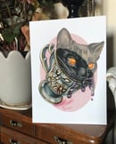 Image 3 of "I Fits I Sits" Gold Foil Print