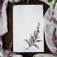 Image 3 of foxglove notepad