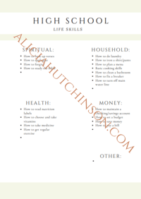 Image 4 of High School Homeschool Planning Pack