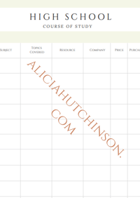 Image 2 of High School Homeschool Planning Pack