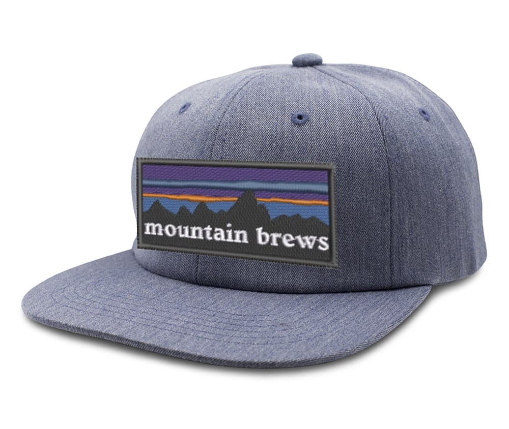 Mountain Brews "Mountain View" Cap (Heather Blue)
