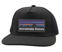 Mountain Brews "Mountain View" Trucker Cap (Dark Grey)