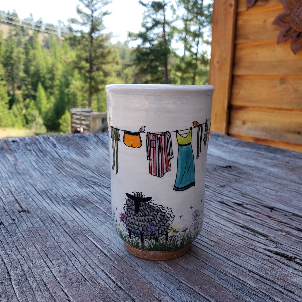 Image of Laundry Sheep Tumbler Pre-order August, 2022, Specify selected option