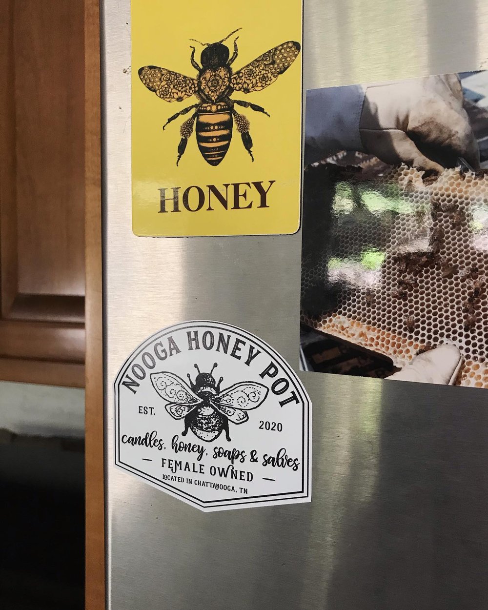 Image of Nooga Honey Pot Vinyl Sticker