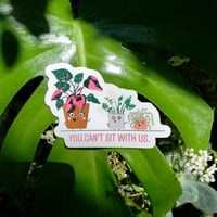 Mean Plants Sticker